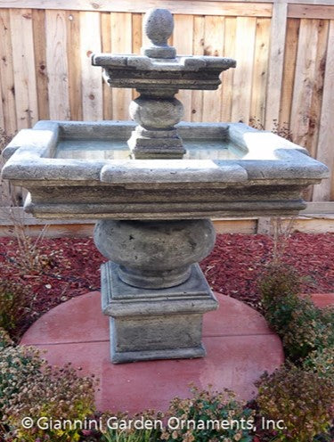 Giannini Garden Fontana Quadra Outdoor Water Fountain
